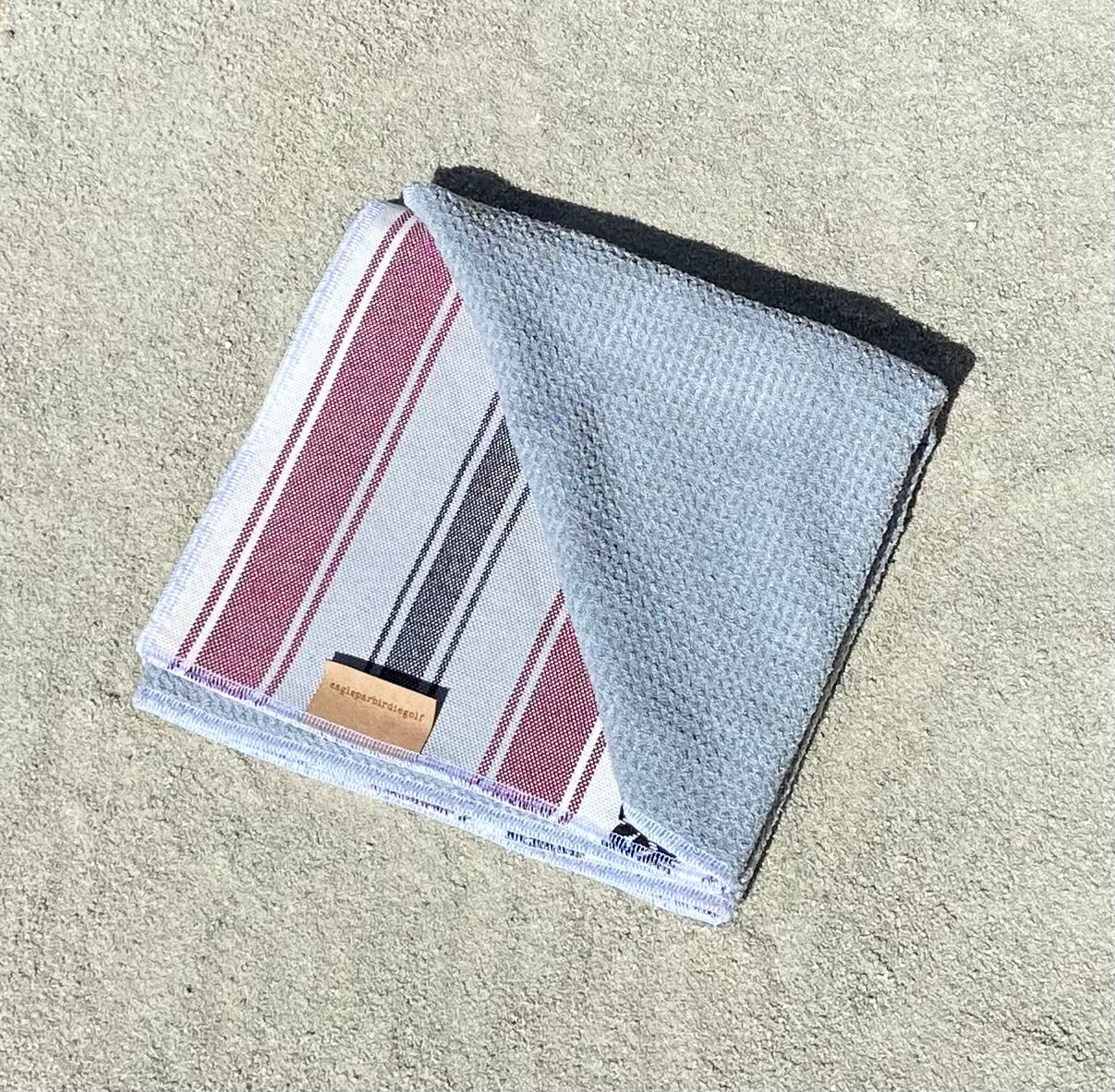 OG Baja Surf Golf Towel Burgandy